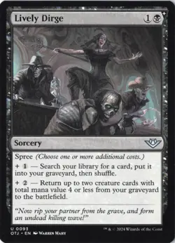 Lively Dirge U Outlaws of Thunder Junction 93 NM - Image 1