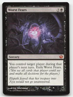 MTG Journey Into Nyx #87 Worst Fears MP - Image 1
