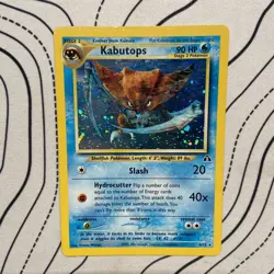 Kabutops 6/75 Rare Holo Neo Discovery WOTC Pokemon TCG Vintage MP/HP - Image 1