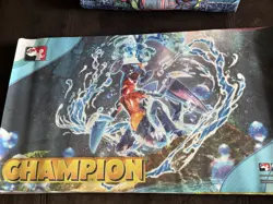 Pokemon Garchomp League Cup Champion Mat - Play! Pokemon Playmat - Image 1