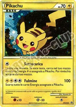 Pokemon Promo HeartGold SoulSilver HGSS03 Pikachu foil (IT) -NEAR MINT- - Image 1