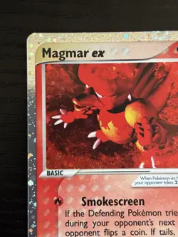 2003 Pokemon TCG Magmar ex Holo Rare Ruby & Sapphire 100/109 LP/NM - Image 3