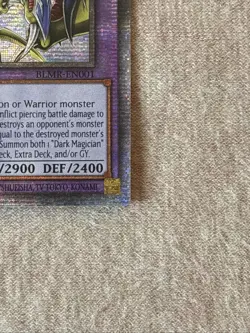 Yugioh Dark Magician The Knight of Dragon Magic BLMR-EN001 Quarter Century NM - Image 5