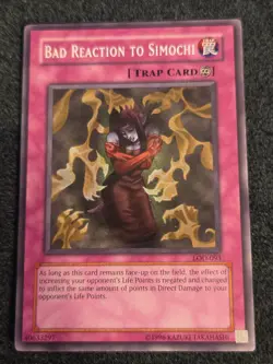 Yu-gi-oh Trap Legacy Of Darkness: LOD-093 Bad Reaction Simochi Unl Edition LP - Image 1