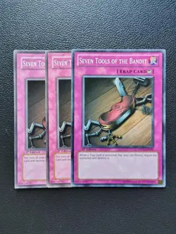 Yu-Gi-Oh - Seven Tools Of The Bandit 3X - Full Playset - All 1st Edition - Image 1