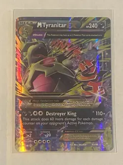 Pokemon TCG Mega Tyranitar EX Card Ancient Origins, 43/98 - Image 1