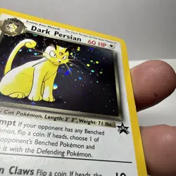 Dark Persian 17 Holo Black Star Promo WOTC Pokemon Card - Image 3