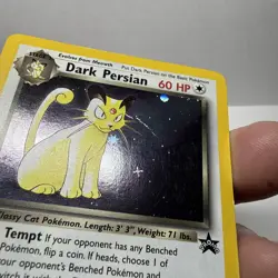 Dark Persian 17 Holo Black Star Promo WOTC Pokemon Card - Image 4