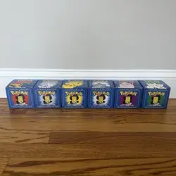 New Sealed Pokemon 23k Burger King Gold Plated Trading Card Set Blue Lot Of 6 - Image 4