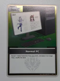 hololive Official Card Game EN - Normal PC (S) FOIL hBP01-104 - Image 1