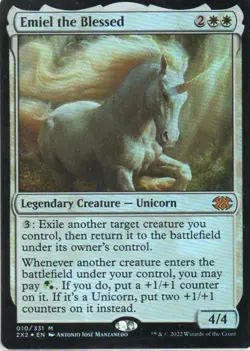 MTG: Double Masters 2022: Foil Emiel the Blessed: Lightly Played Condition - Image 1
