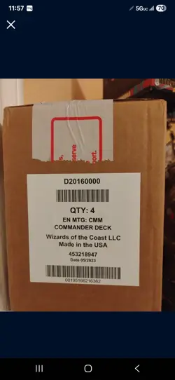 Magic The Gathering Commander Masters Set of 4 Decks - MTG TCG Eldrazi Unbound - Image 2