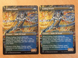 Magic the Gathering MTG 2x Coiling Oracle BorderlessDouble Masters 2022 NM - Image 1