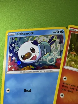 Pokemon TCG Rowlet SWSH220 Cyndaquil SWSH221 Oshawott SWSH222 Cosmos Holo NM - Image 2