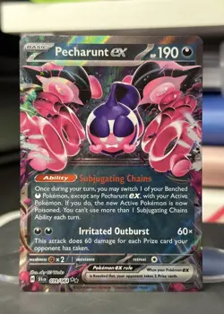 Pecharunt EX 039/064 Shrouded Fable Double Rare Holo Pokemon TCG Card - Image 2