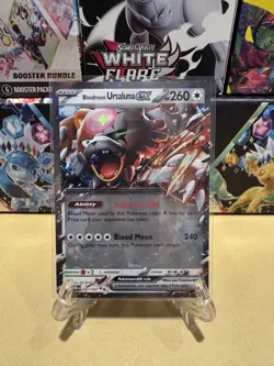 Pokemon Twilight Masquerade Bloodmoon Ursaluna EX Double Rare Card #141/167 - Image 1
