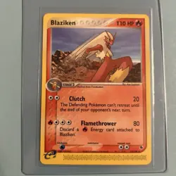 Pokemon TCG Blaziken EX Ruby & Sapphire 15/109 Regular Rare Mint - Image 1