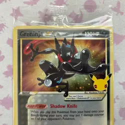 Pokemon TCG Greninja Gold Star SWSH144 Generations Set Sealed Promo **SWIRL** - Image 2