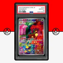 Pokemon PSA 10 Sawsbuck AR SV5M 074/071 Cyber Judge Japanese - Image 1