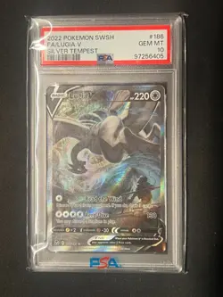Pokemon Lugia V Silver Tempest Full Alt Art #186 PSA 10 Gem Mint - Image 1