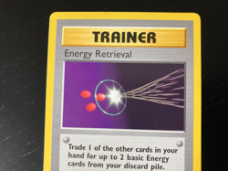 Pokemon Base Set 1st Ed Trainer Energy Retrieval 81/102 EX/Lightly Played - Image 3
