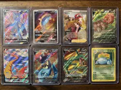 Pokemon TCG Card Lot - 8 Cards - All cards near mint unless noted with sticker - Image 1