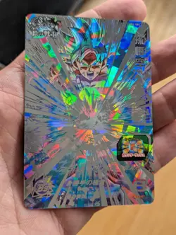 DRAGON BALL Z GT DBZ DBS HEROES CARD PRISM HOLO CARTE Son Goku UM4-SEC UR JAP NM - Image 1