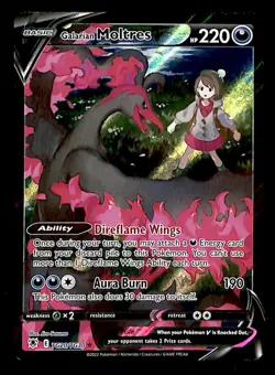 Moltres V Ultra Rare Astral Radiance TG20/TG30, NM Pokemon Card - Image 1