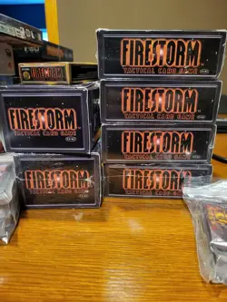 Firestorm Tactical Card Game CCG Booster And Starter Boxes Third World Games - Image 1