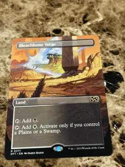 BLEACHBONE VERGE Magic MTG Aetherdrift Borderless - Image 1