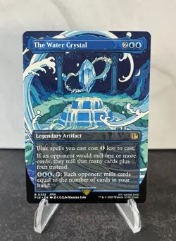 MTG: The Water Crystal (Borderless) Final Fantasy Regular NM - Image 1