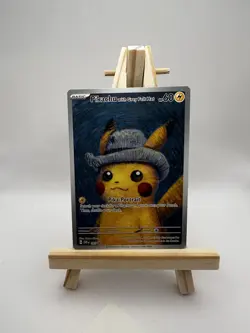 Pokemon Pikachu Black Star Promo SVP085 with Grey Felt Hat (Van Gogh) - Image 1