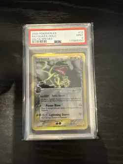 Pokemon Rayquaza Holo EX Delta Species #13 2005 PSA 9 Mint Low Pop *very clean* - Image 1