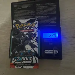 22.9g HEAVY Pokemon Scarlet & Violet Black Bolt Booster Pack New Sealed - Image 1