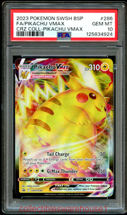 Pokemon Promo Pikachu VMAX SWSH286 PSA 10 - Image 1