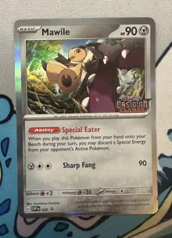 Mawile SVP 039 Staff Stamp Black Star Promo Obsidian Flames - Pokemon TCG - Image 1