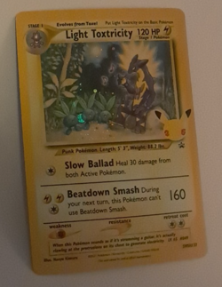 Light Toxtricity NM SWSH137 Black Star Promo Pokemon TCG - Image 1