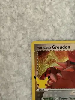 Pokemon TCG Team Magma's Groudon 9/95 Celebrations 25th Anniversary - NM/MINT - Image 5