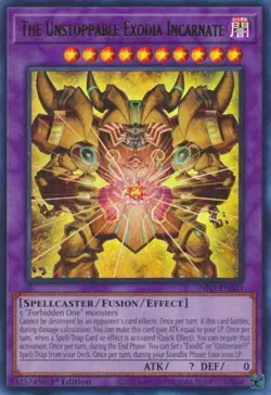 Yugioh! The Unstoppable Exodia Incarnate - INFO-EN033 - Ultra Rare - 1st Edition - Image 1