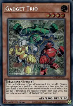 Gadget Trio 1st Prismatic Secret MP25-EN061 Yu-Gi-Oh! - Image 1
