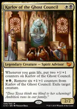 Karlov of the Ghost Council - Medium Play MTG Commander 2015 - Image 1