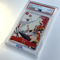 PSA 10 GEM MINT JAPANESE ONE PIECE 2023 NAMI OP01-016 PROMOTION CARD - Image 3