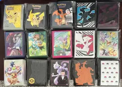 Pokemon Tcg Card Sleeves - Lot of 15 Packs - 65 Sleeves Per Pack - Sealed - Image 1