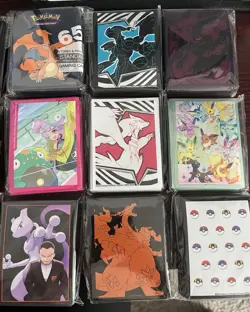 Pokemon Tcg Card Sleeves - Lot of 15 Packs - 65 Sleeves Per Pack - Sealed - Image 3