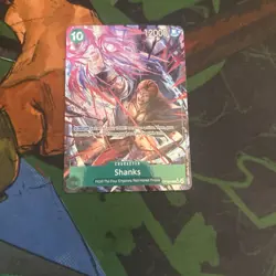OP13-028 Shanks Alt Art AA One Piece TCG English in hand Card Game CCG - Image 1