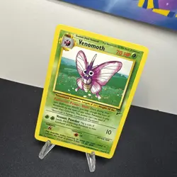 Venomoth 31/130 Base Set 2 Series RARE 2000 Stage 1 Pokemon TCG Card WOTC - Image 1