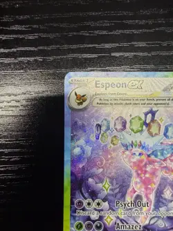 Pokemon TCG Espeon EX Prismatic Evolutions Holo Card 155/131 Near Mint SIR - Image 4