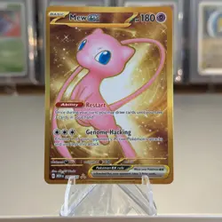 Pokemon 151 TCG Mew ex 205/165 - Hyper Rare Gold Card NM/M - Image 1