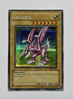 Seiyaryu SDD-E001 Prismatic Secret Rare UNL Edition Yu-Gi-Oh TCG Card Near Mint - Image 1