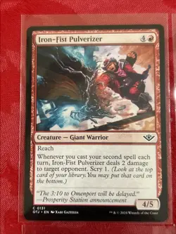 4x MTG - Iron-Fist Pulverizer - Outlaws of Thunder Junction NM Magic x4 - Image 3